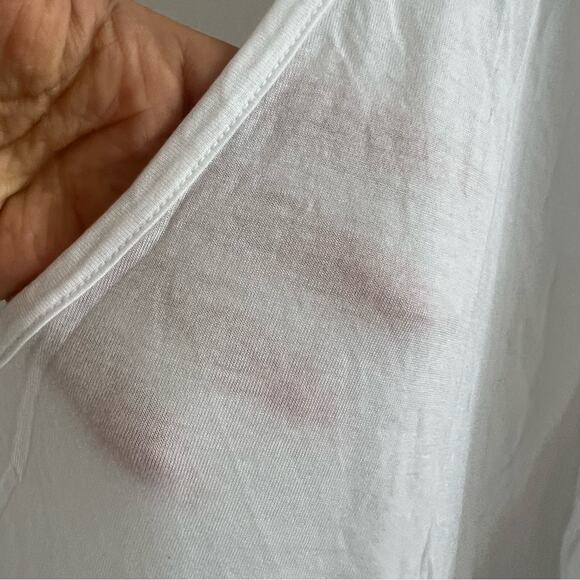 Manuhealii White Long Sleeve V Neck Soft Top Blouse Hookupaianaaha XL - Picture 6 of 7